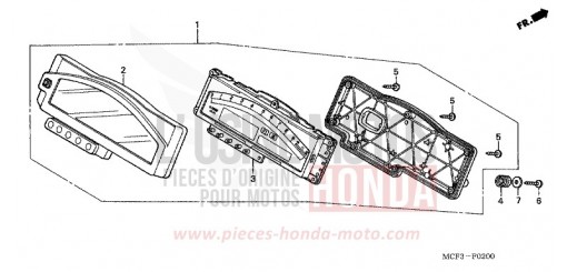 METER (VTR1000SPY/1/2/3) VTR1000SP2 de 2002